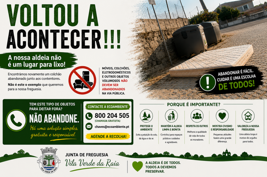 A nossa aldeia merece mais respeito.